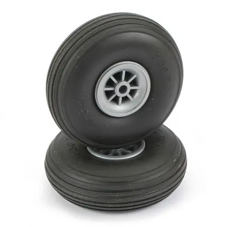 Du-Bro Treaded Wheels,2-1/2" (Dub250t) 1