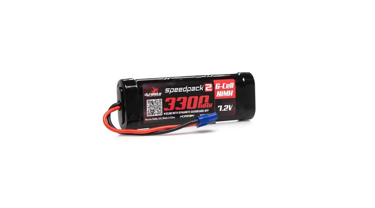 Dynamite Speedpack 2 7.2V 3300Mah 6C Nimh, Flat Ec3 (Dynb2070ec) 1