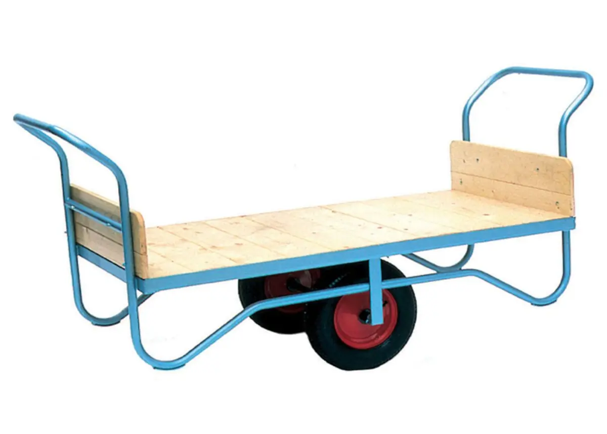 Double-Handle Balance Trolley With Pneumatic Wheels - 500Kg Capacity 1