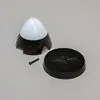 E-Flite Spinner, 4 Blade, 75Mm: P-51D 1.2M, Black/White (Efl8951) 1