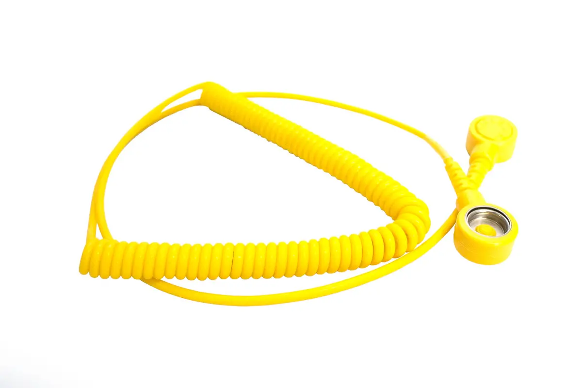 Esd Mat-To-Wristband Coil Cord (1.8M) 1