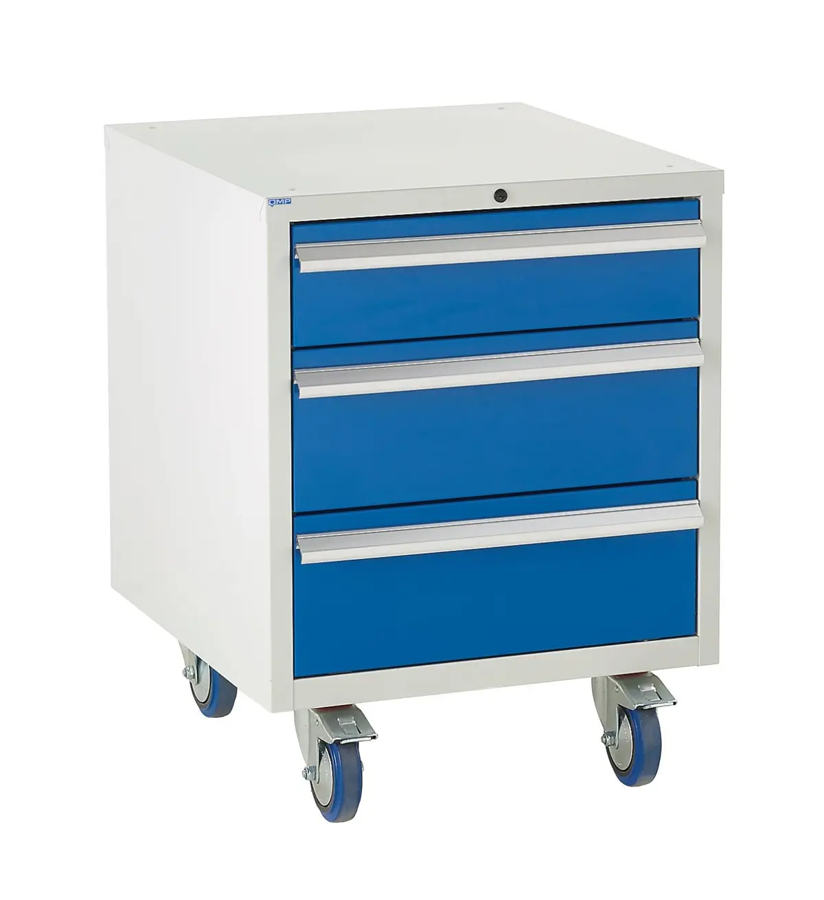 Mobile Under Bench Roller Cabinet With 3 Drawers 1
