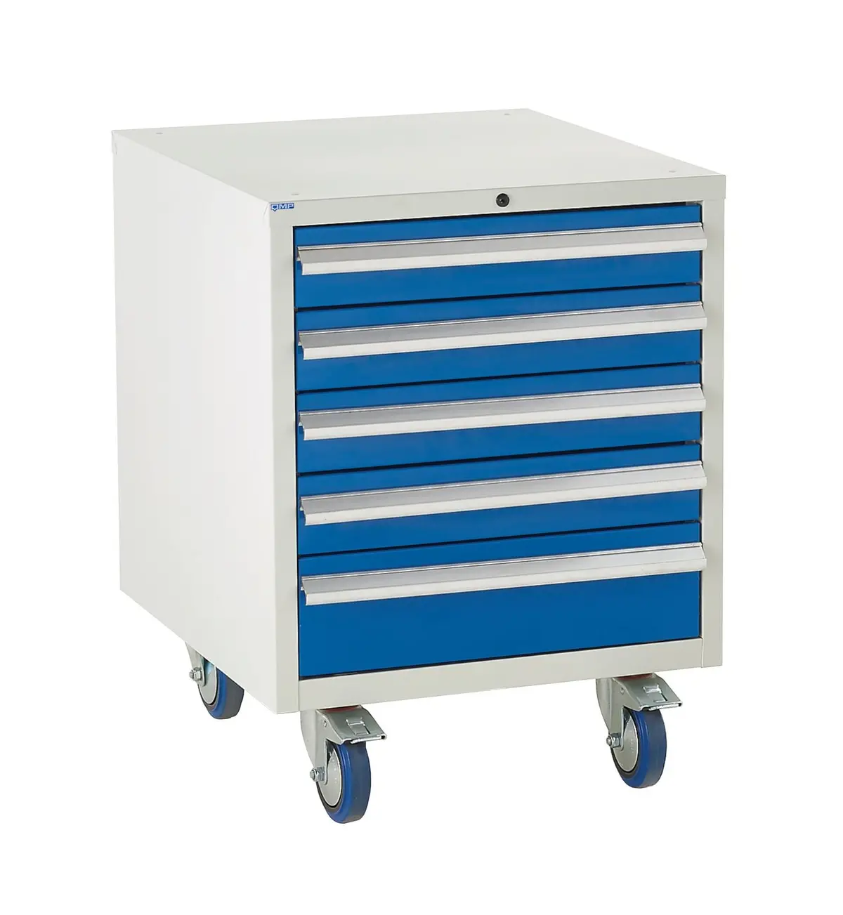 Mobile Under Bench Roller Cabinet With 5 Drawers 1