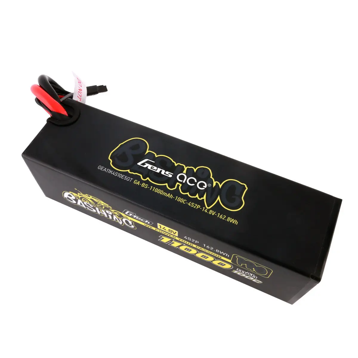 Gens Ace 4S2p 11000Mah 14.8V 100C Bashing Pro G-Tech Lipo Battery Pack With Ec5 Plug For Arrma 1