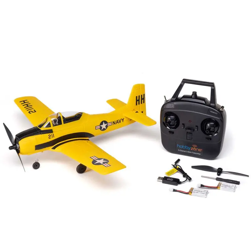 Hobbyzone T-28 Trojan 450Mm Rtf With Safe (2 Flight Batteries Included) 1