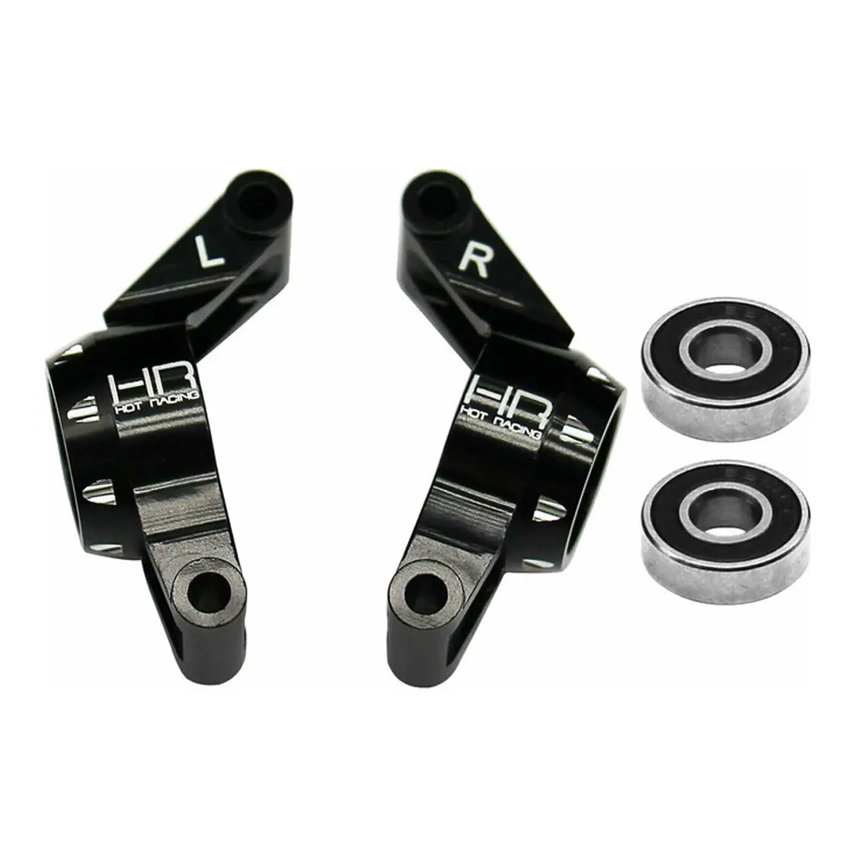 Hot Racing: Aluminum Axle Carrier Set W/ Heavy Duty Bearings, 1/10 Traxxas Mini Maxx 1