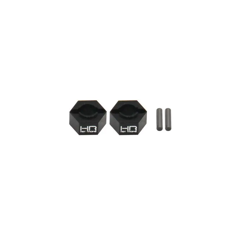 Hot Racing Losi Mini-T 2.0 8Mm Aluminum Rear Hex (Black) (2) (Hramtt1001) 1