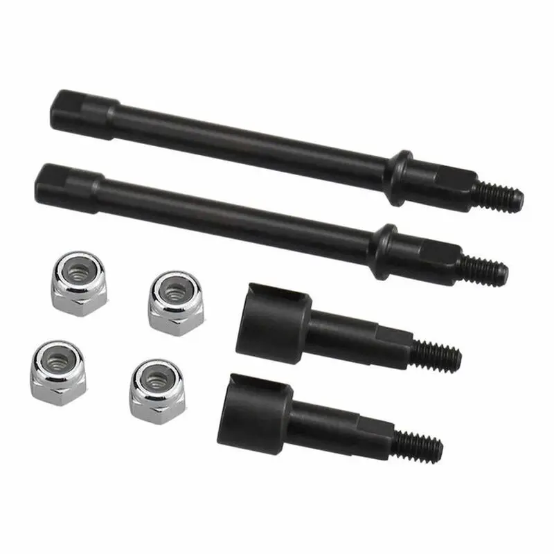 Hot Racing Steel +2Mm Drive Stub Axles, 1/30 Axial Scx30 1