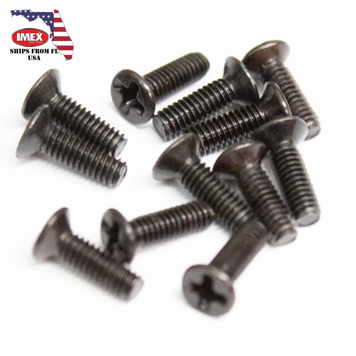 Imex Countersunk Screws Km2.5 X 8Mm (X12) (Imx16802) 1