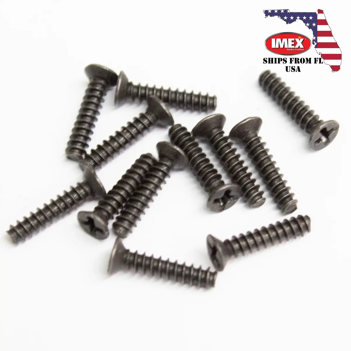 Imex Countersunk Screws Kbho 2.6 X 8Mm (X12) (Imx16803) 1