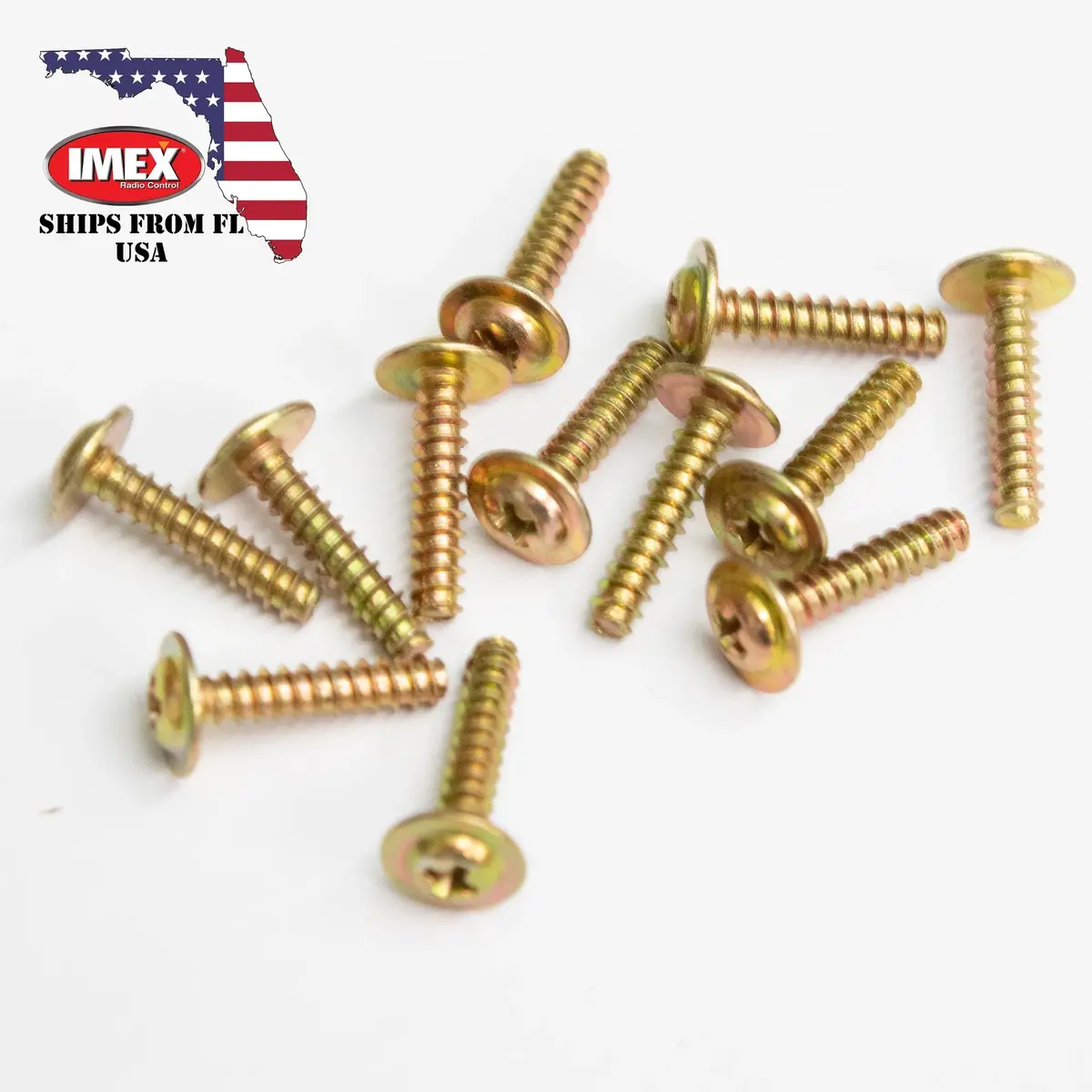 Imex Flange Head Self Tapping Screws Pwtho 2.6 X 12Mm (X12) (Imx16810) 1