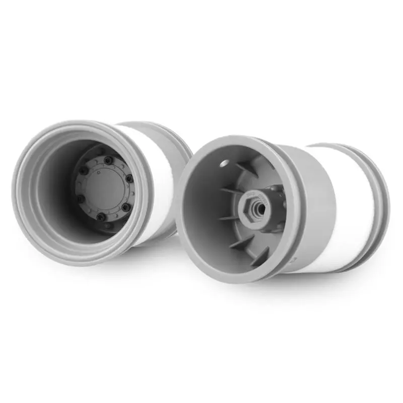 Jconcepts Tribute 2.6 X 3.6 Monster Truck Wheel, Silver (2) Jco3377s 1