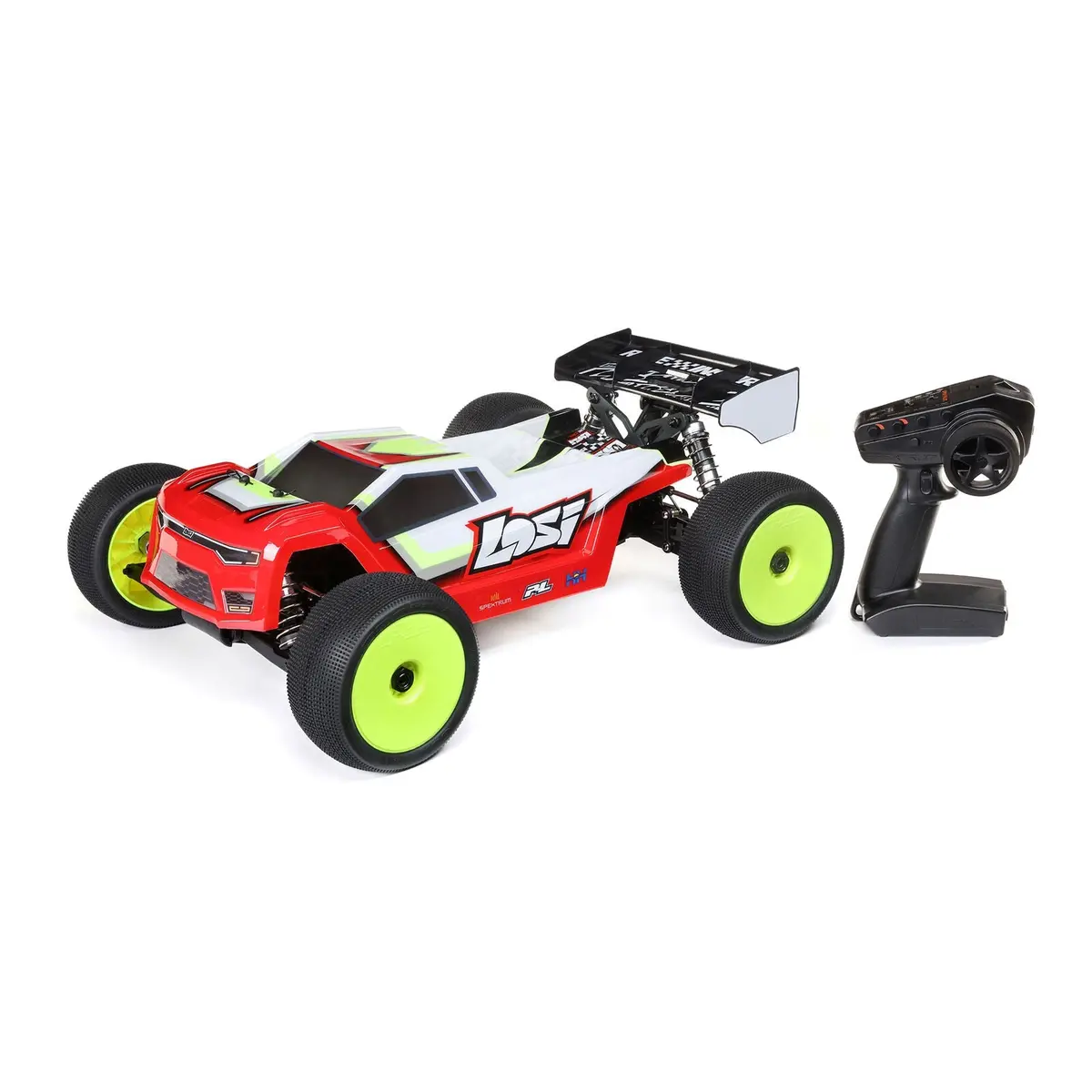 Losi 1/8 8Ight-Xte 4S 4X4 Rtr Brushless Race Truggy, Clear (Los04020) 1