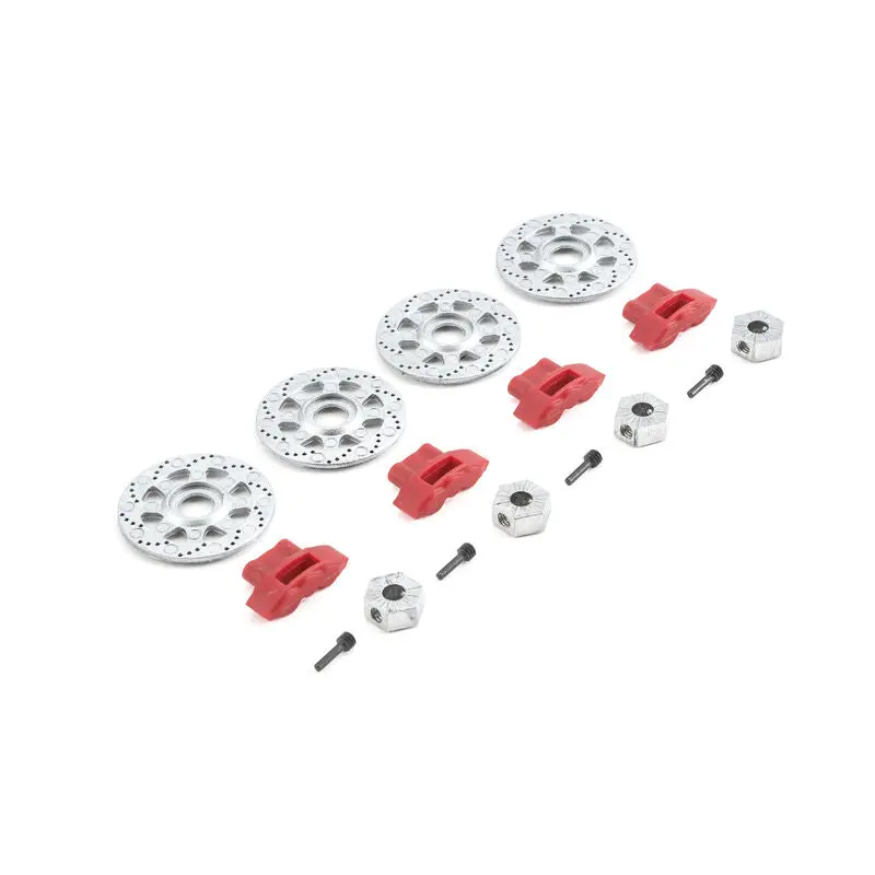 Losi Hex Rotor Caliper And Pin Set (4): Baja Rey (Los232006) 1