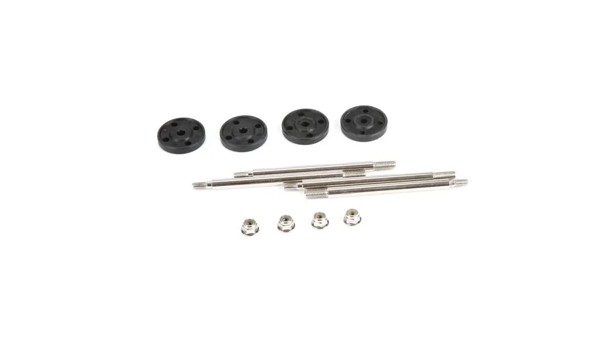Losi Front/Rear Shock Shaft & Piston Set: 1/5 Db Xl (Los253005) 1