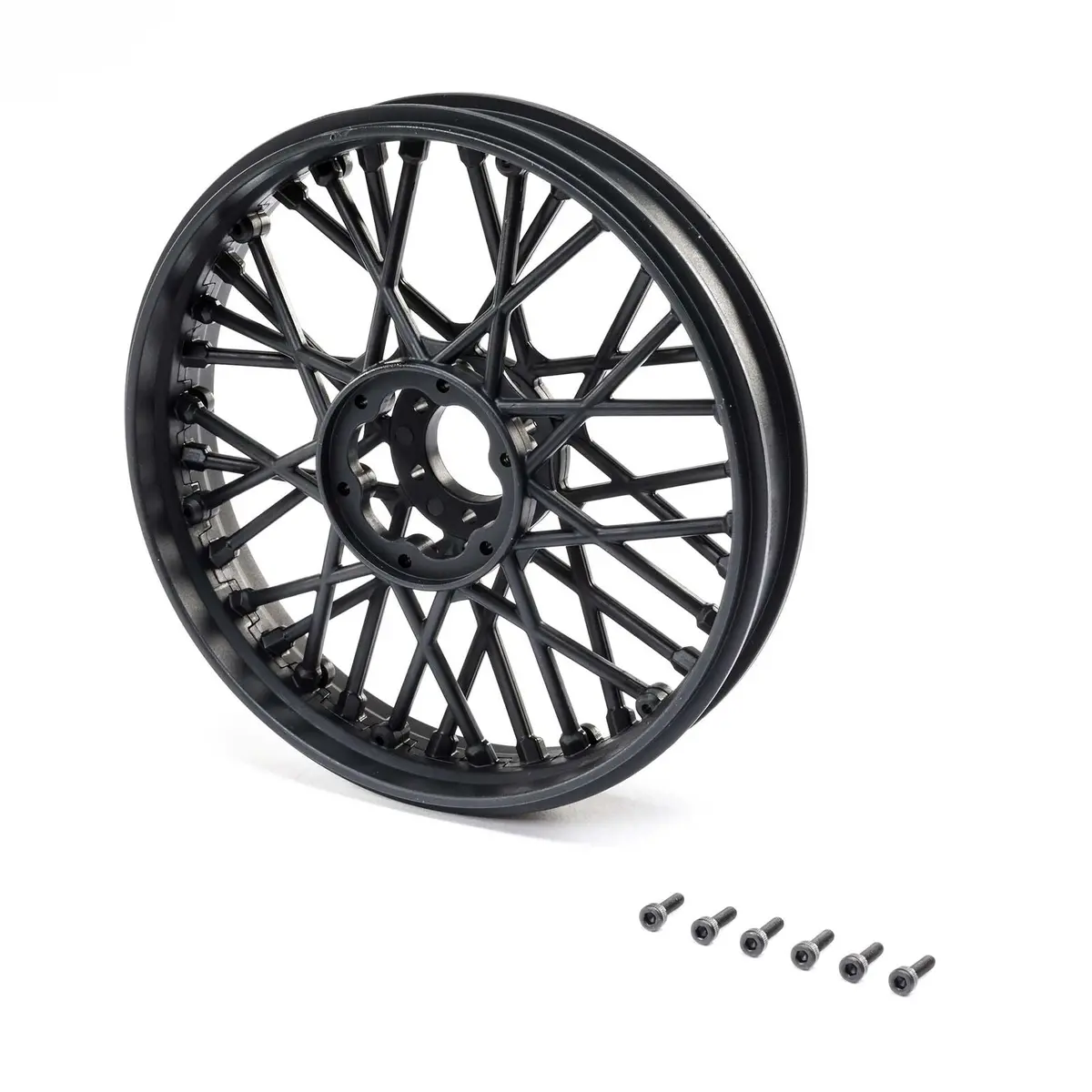 Losi Front Wheel Set, Black: Promoto-Mx (Los46000) 1