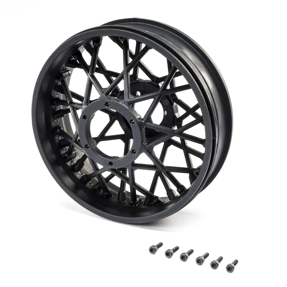 Losi Rear Wheel Set, Black: Promoto-Mx (Los46001) 1