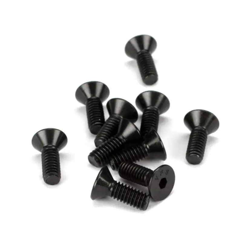 Losi Flat Head Screws, 8-32 X 1/2" (10) (Losa6262) 1