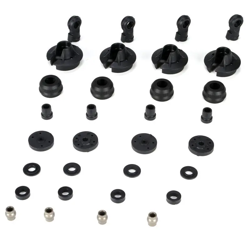Losi Shock Plastics & Balls (4): 5Ive-T, Mini Wrc (Losb2855) 1