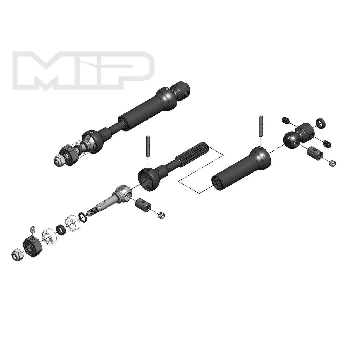 Mip Cvd Drive Kit Rear 87Mm - 112Mm With 5Mm Bearing (Mip18140) 1