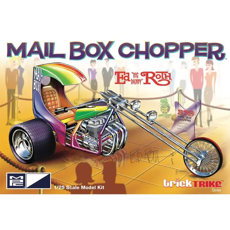 Mpc 1/25 Ed Roth's Mail Box Clipper (Trick Trike Series) Model Kit (Mpc892) 1