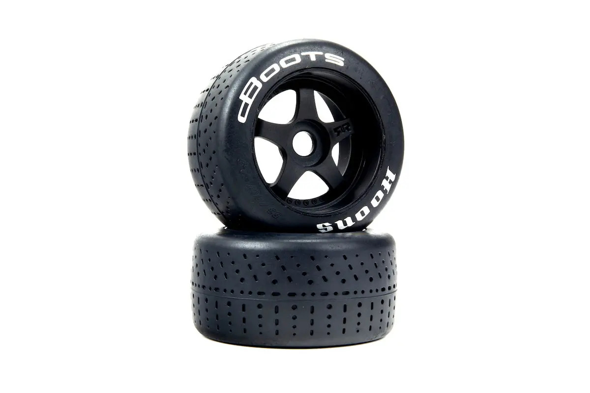 Arrma 1/7 Dboots Hoons 53/107 2.9 White Belted 5-Spoke Mounted Wheels, 17Mm Hex (2) (Ara550073) 1