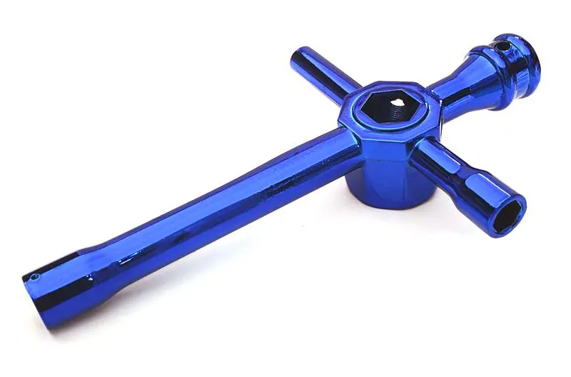 Integy Universal Cross Hex Wrench 5.5Mm, 7Mm, 8Mm, 10Mm, 12Mm & 17Mm (Obm-1466Blue) 1