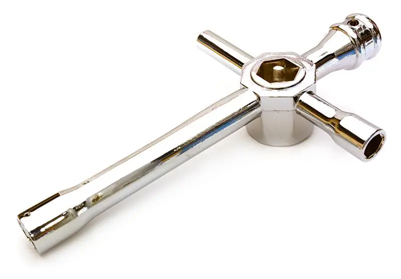 Integy Universal Cross Hex Wrench 5.5Mm, 7Mm, 8Mm, 10Mm, 12Mm & 17Mm (Obm-1466Silver) 1