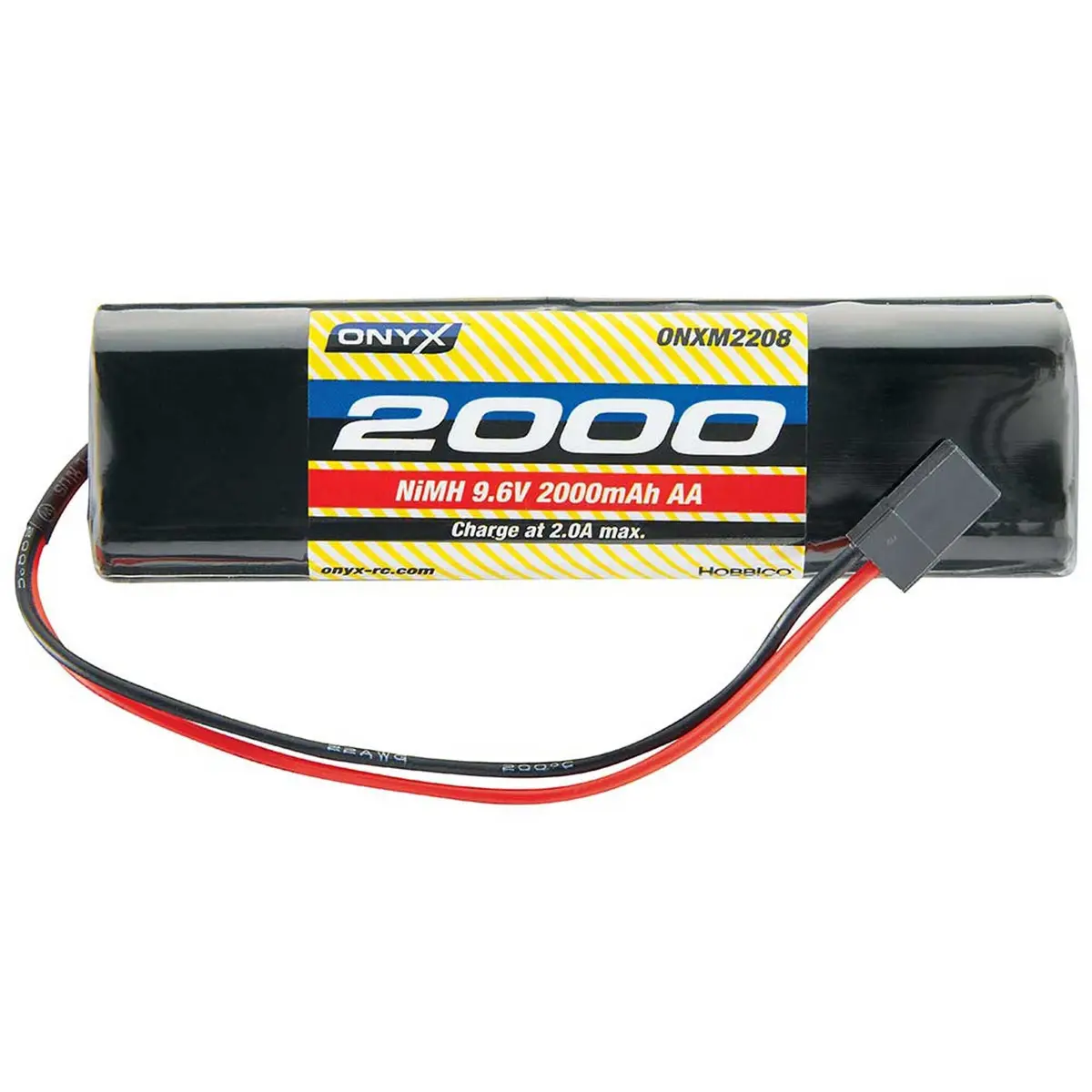 Onyx 9.6V 2000Mah Aa Nimh Square Transmitter Battery: Universal Receiver (Onxm2213) 1