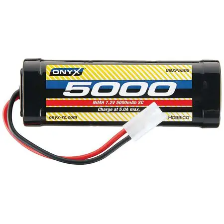 Onyx 7.2V 5000Mah 6-Cell Sub-C Stick Nimh Battery: Tamiya Connector (Onxp5510) 1
