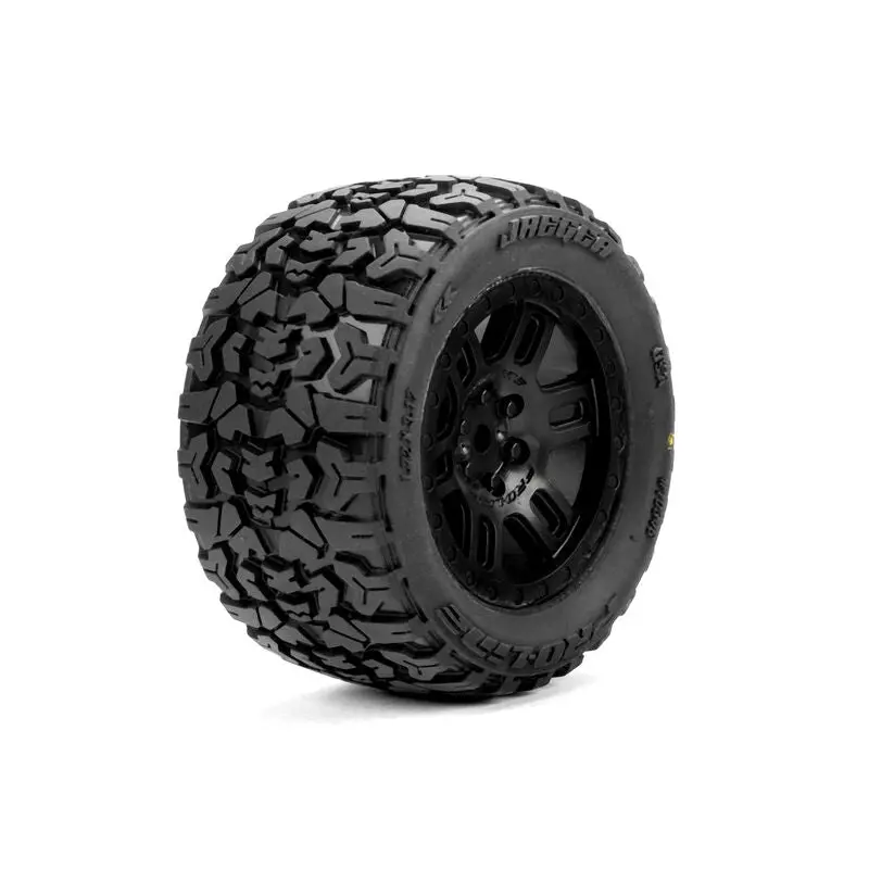 Pro-Line Racing Jaeger Front/Rear Mt Tires Mtd 12Mm Black Split Six (2): Arrma Mini Kraton 1