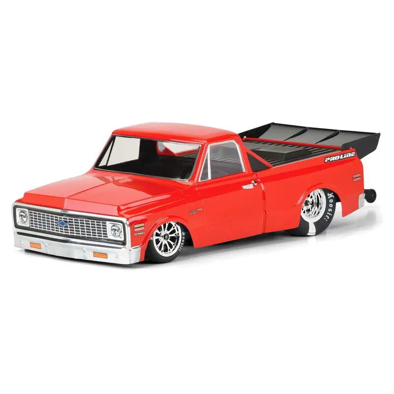 Pro-Line Clear Body, 1972 Chevy C-10: Slash 2Wd Drag Car, Ae Dr10 (Pro355700) 1