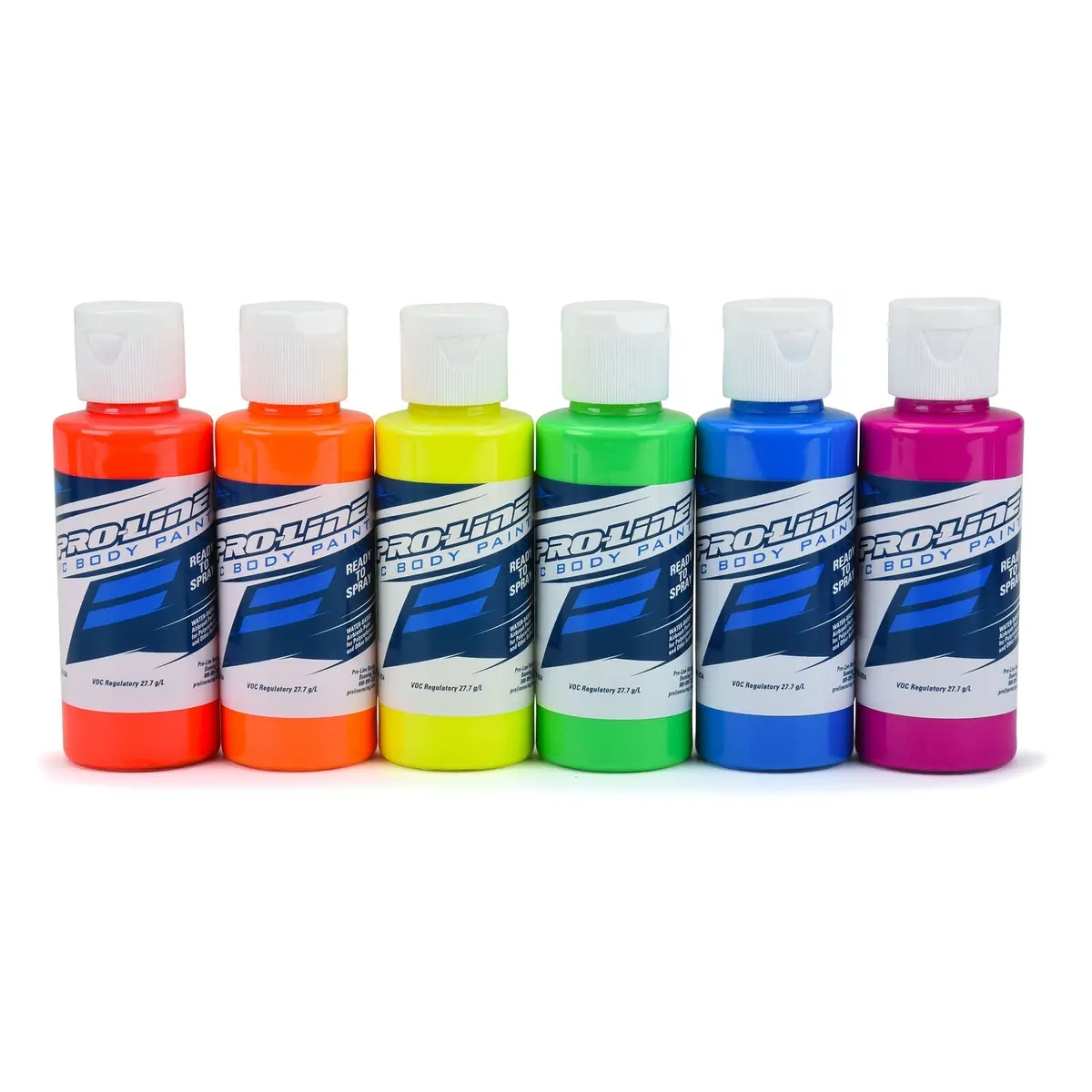 Pro-Line Rc Body Paint Fluorescent Color Set (6 Pack) (Pro632303) 1