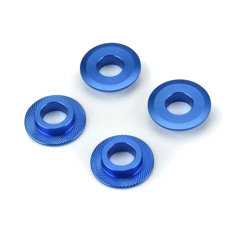 Pro-Line 1/5 Billet Adapter Washer Aluminum F/R (4) Blue (Pro637900) 1