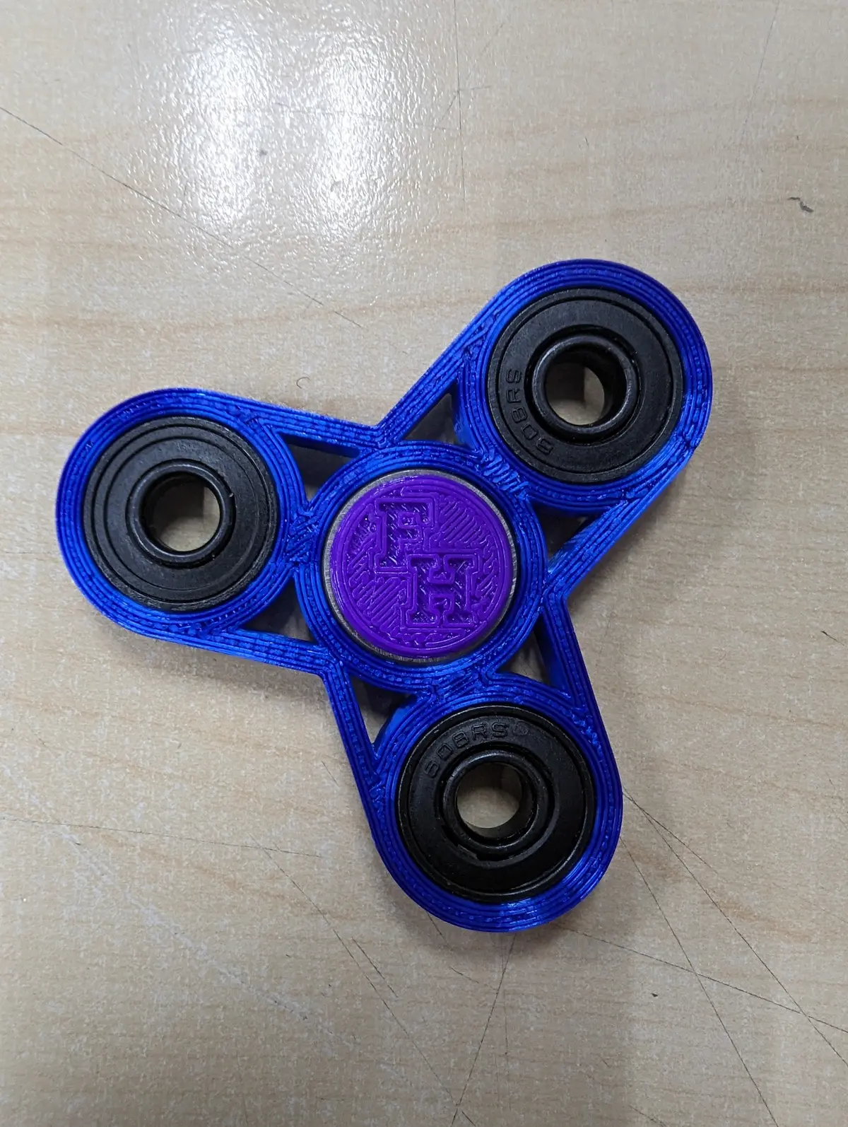 Friendly Hobbies 3D Printed Fidget Spinner. 1
