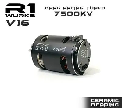 R1 4.5T V16 Drag Racing Tuned 7500Kv Motor All Out Build 020109-3 1