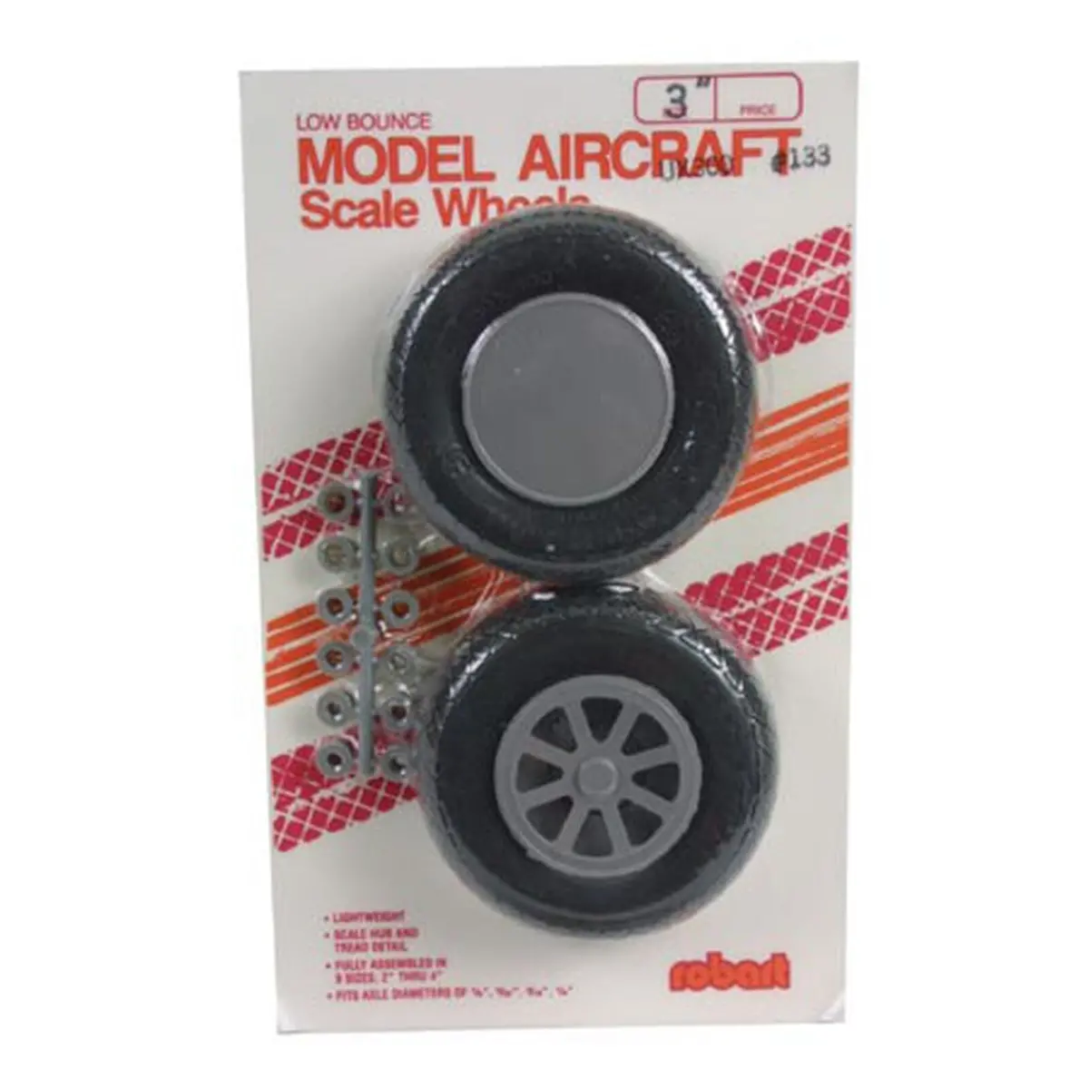 Robart Ux300-Scale Diamond Tread Wheels (Rob133) 1