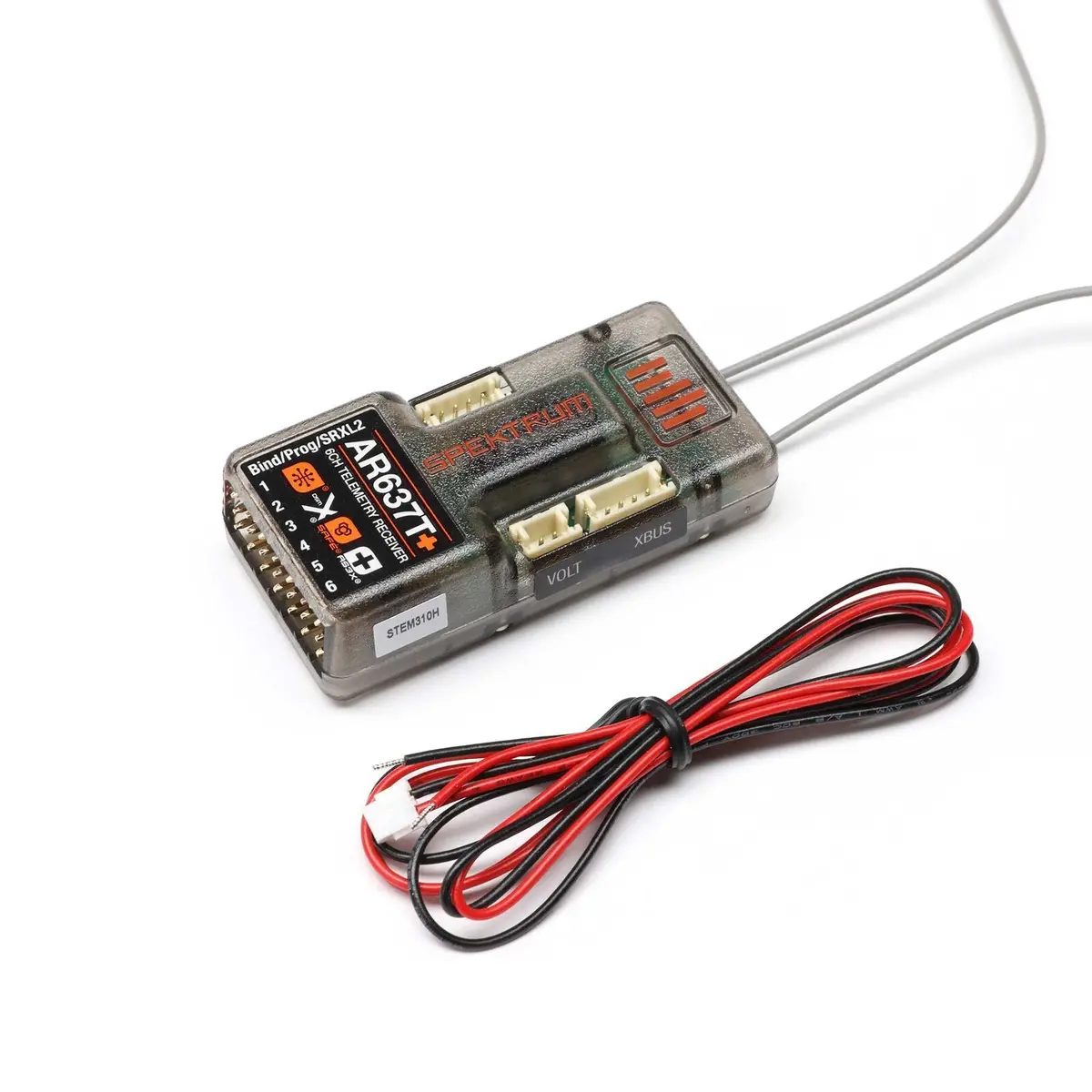 Spektrum Ar637t+ Dsmx 6-Channel As3x+ & Safe Telemetry Receiver (Spm-1032) 1