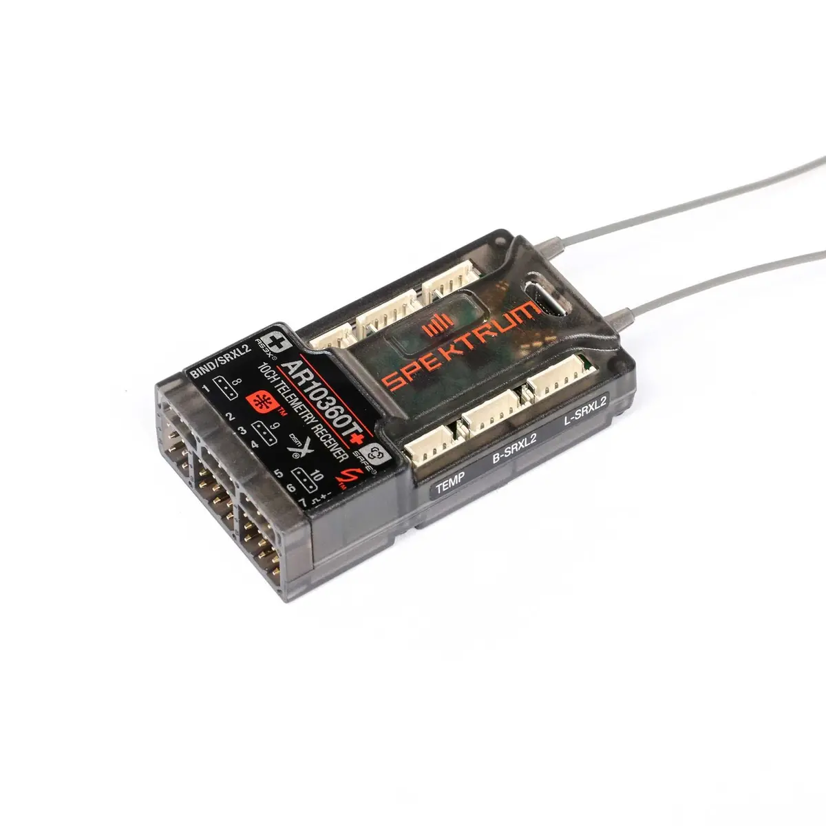 Spektrum Ar10360t+ Dsmx 10-Channel As3x+ & Safe Telemetry Receiver (Spm-1034) 1