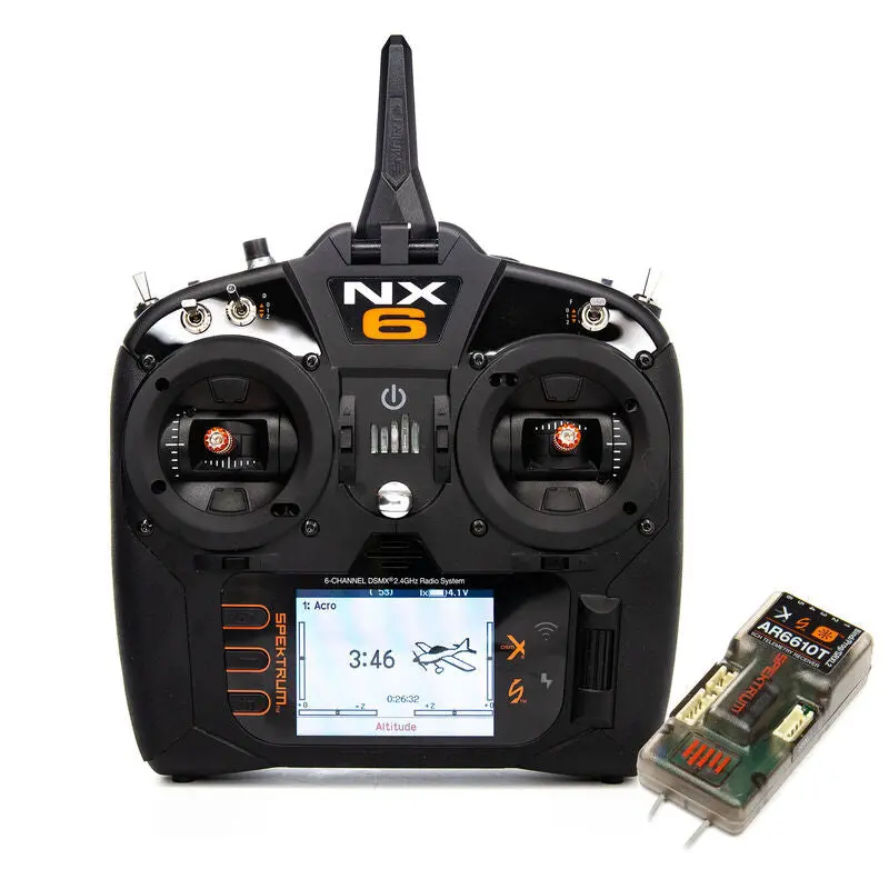 Spektrum Nx6 6-Channel System With Ar6610t Receiver (Spm6775) 1