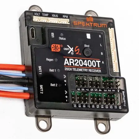 Spektrum Ar20400t 20 Channel Powersafe Telemetry Receiver (Spmar20400t) 1