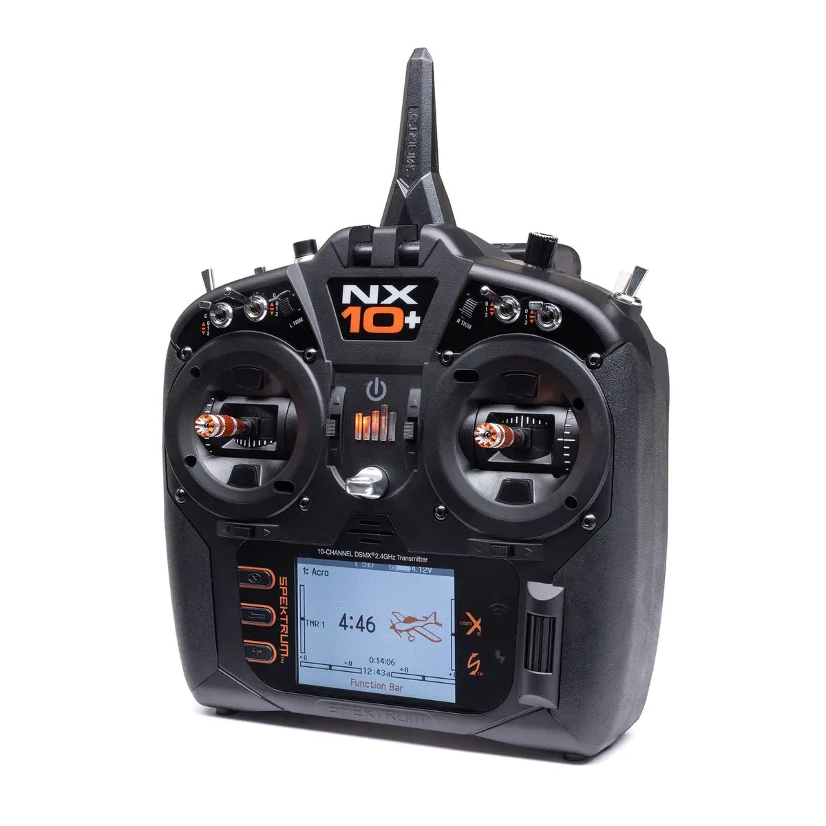 Spektrum Nx10+ 20-Channel Dsmx Transmitter Only Mode 2 (Spmr10120) 1