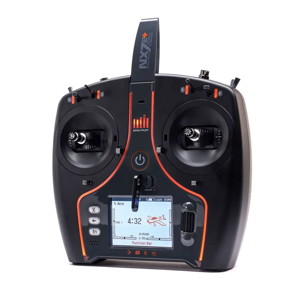 Spektrum Nx7e+ 14-Channel Dsmx Transmitter Only, Black Edition (Spmr7120) 1
