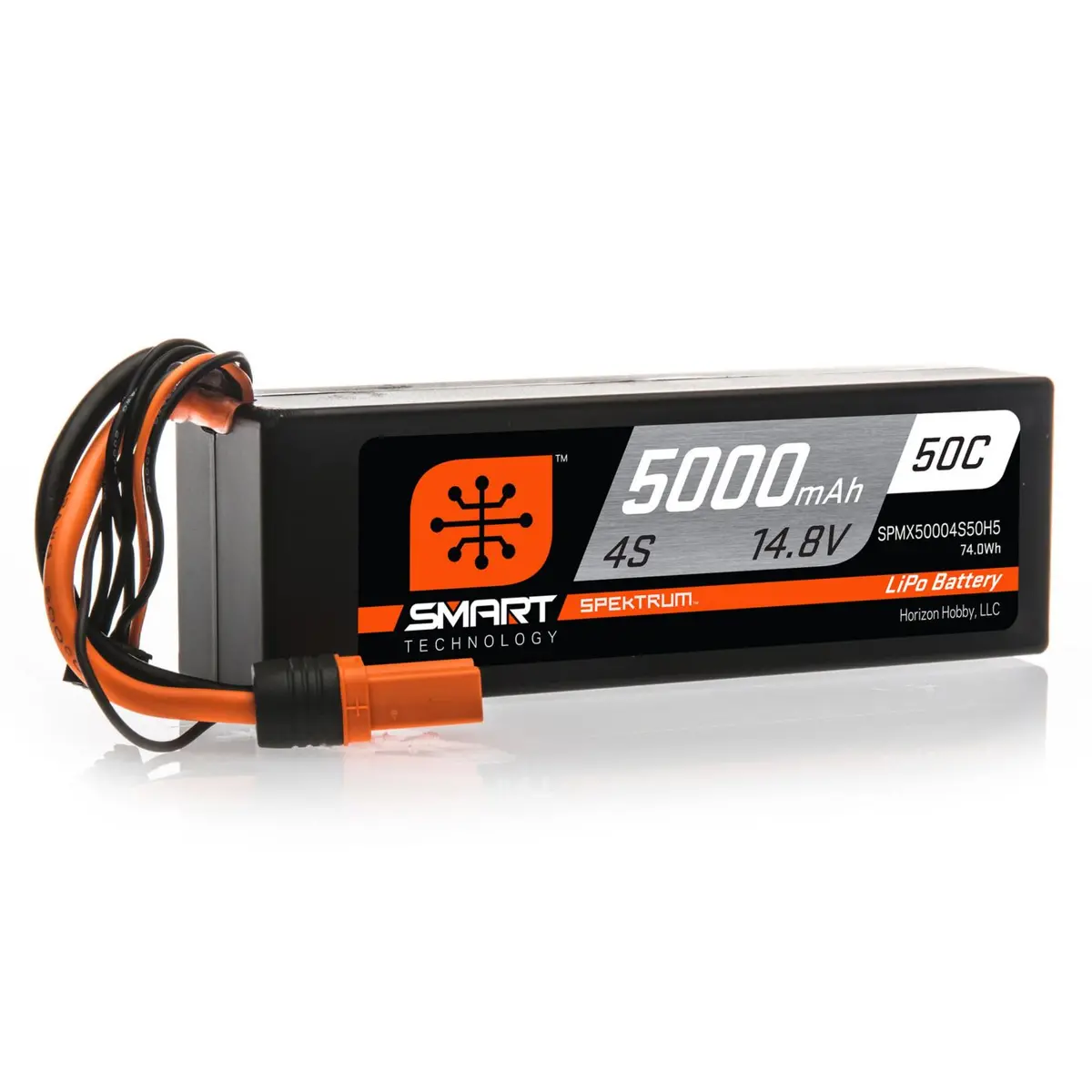 Spektrum 14.8V 5000Mah 4S 50C Smart Lipo Hardcase, Ic5 (Spmx50004s50h5) 1