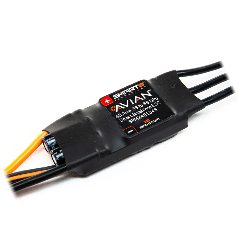 Spektrum Avian 45 Amp Brushless Smart Esc, 3S-6S (Spmxae1045) 1