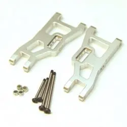 St Racing Aluminum Front A-Arm Set For Traxxas Slash/Stampede/Rustler (1 Pair) Silver (St3631xs) 1