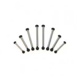 St Racing Heat Treated Polished Steel Lock-Nut Style Hinge-Pin Kit For Traxxas Slash (2Wd), Rustler, Stampede (Black) St3640bk 1