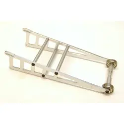St Racing Cnc Machined Aluminum Wheelie Bar Kit For Slash 2Wd/Rustler/Bandit (Silver) (St3678ws) 1