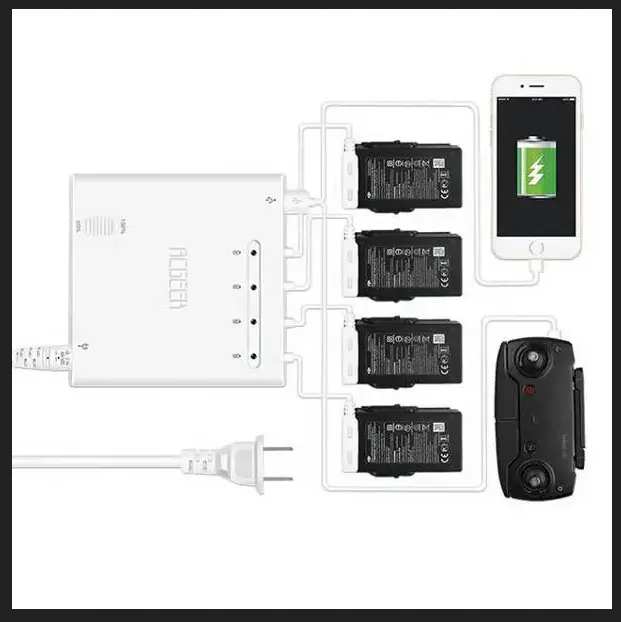 Dji Mavic Mini 6 In 1 Smart Battery Charger Hub 1