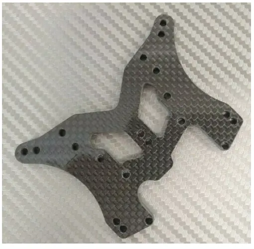 Basherqueen Carbon Fiber Shock Tower Rear Losi Tenacity Pro/Lasernut (Bqnl234036) 1
